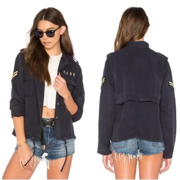 RAILS Dark Indigo Soul Military Jacket - Size M NWT - Picture 1 of 8